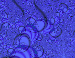 Image showing Blue bubbles