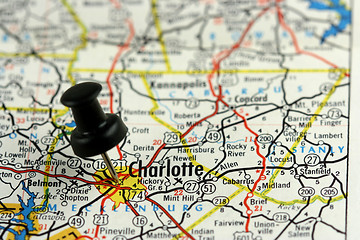 Image showing Push pin in Charlotte