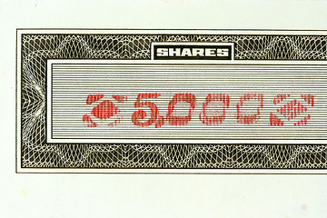 Image showing 5000 shares