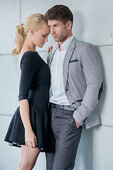 Image showing Romantic Middle Age Lovers Fashion Shoot