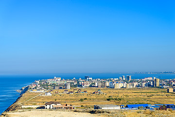 Image showing Seaside town