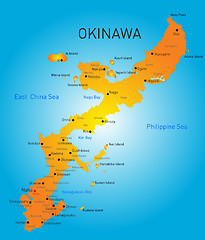 Image showing okinawa map