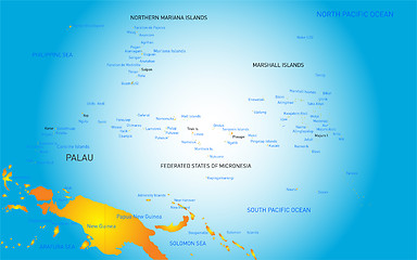 Image showing Palau map