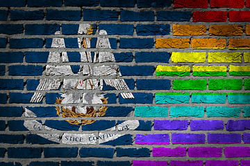Image showing Dark brick wall - LGBT rights - Louisiana