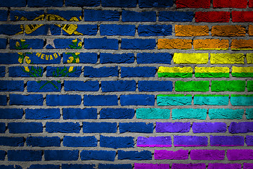 Image showing Dark brick wall - LGBT rights - Nevada