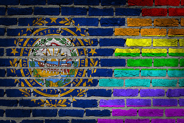 Image showing Dark brick wall - LGBT rights - New Hampshire