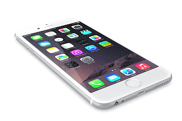 Image showing Apple Silver iPhone 6