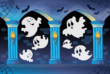 Image showing Haunted castle interior theme 8