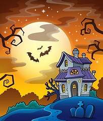 Image showing Haunted house theme image 8