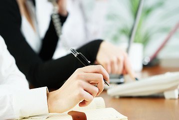 Image showing Business ladies work in office