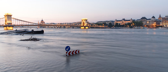 Image showing Danube in Budapest