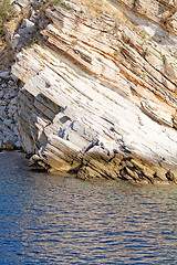 Image showing Rock in the sea