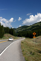 Image showing Mountain road