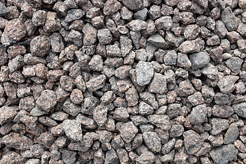 Image showing Crushed granite stone