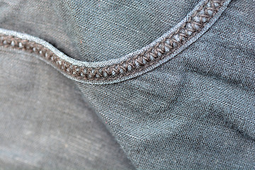 Image showing blue jeans texture