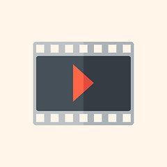Image showing Video Flat Icon
