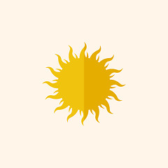 Image showing Sun Flat Icon