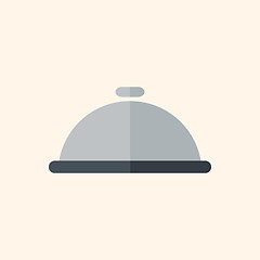 Image showing Dinner. Travel Flat Icon