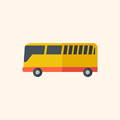 Image showing Bus Flat Icon