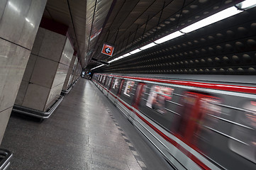 Image showing Metro station.