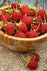 Image showing Raspberries