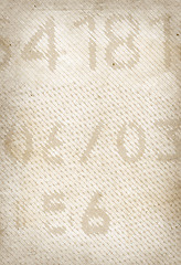 Image showing Old printed paper texture