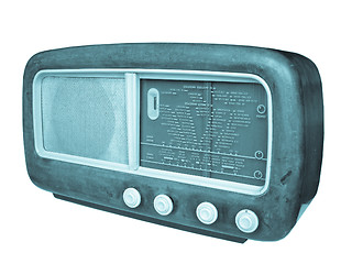 Image showing Old AM radio tuner