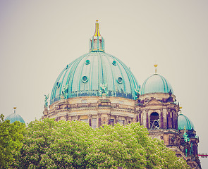 Image showing Retro look Berliner Dom