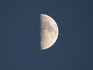 Image showing First quarter moon