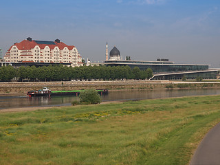 Image showing Elbe river in Dresden