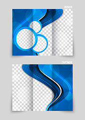 Image showing Tri-fold brochure template design