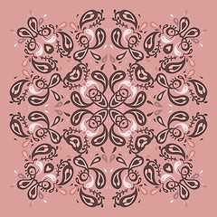 Image showing Lace background. Mandala.