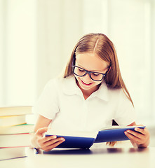 Image showing student girl studying at school