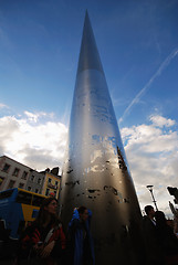 Image showing The Spire of Dublin, the Monument of Light.