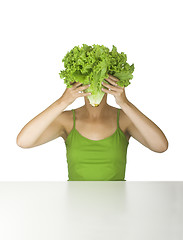 Image showing Lettuce head