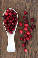 Image showing Cranberries