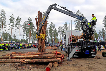 Image showing Finnish Championships in Log Loading 2014 at FinnMETKO 2014