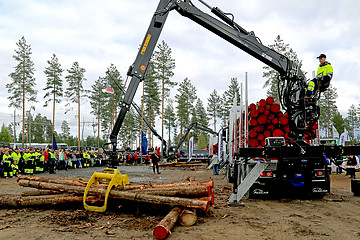 Image showing Finnish Championships in Log Loading 2014 at FinnMETKO 2014