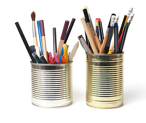 Image showing Upcycling, Writing Accessories in Cans