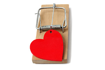 Image showing Mousetrap with heart