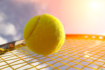 Image showing Ball and Racket