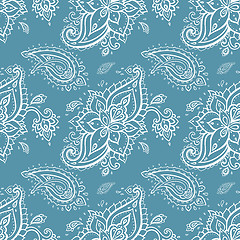 Image showing Seamless Paisley background.