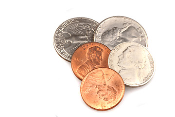Image showing usa coins 
