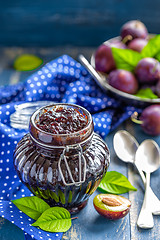 Image showing Plum jam