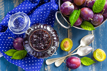 Image showing Plum jam