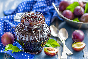 Image showing Plum jam