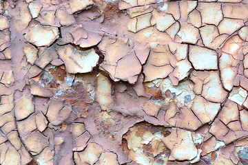 Image showing scratched ripped metal plating, grunge  background