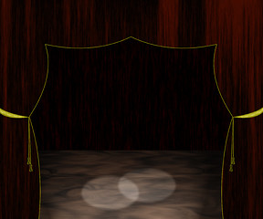 Image showing Empty Stage Illustration