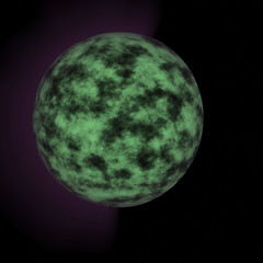 Image showing Alien planet