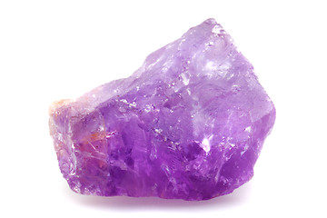 Image showing violet amethyst mineral 